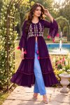 Pushpa Georgette Embroidery Fancy Long Kurti
